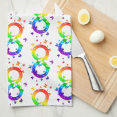 自閉的プライドインフィニティシンボル キッチンタオル (四つ折り)