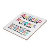 自閉的受容尊重は治療しない タイル (側面)