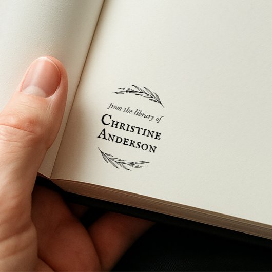 自院記のリースから自分の図書館を作れ セルフインキングスタンプ