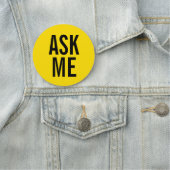 自頼分|黄色のボランティアバッジ 名札 (インサイチュ)