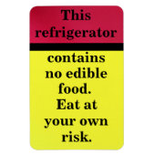 自食べ身の危険 マグネット (縦)