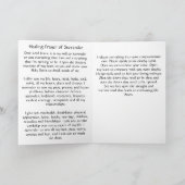 自首カード祈りの言葉 招待状 (内部)