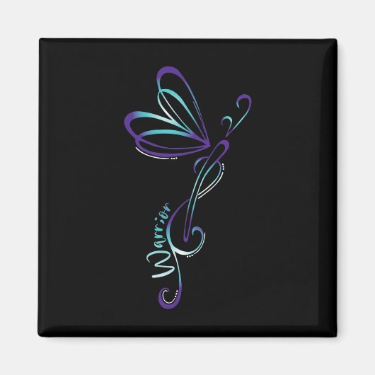 自鬱トンボ予防認識度 マグネット (正面)