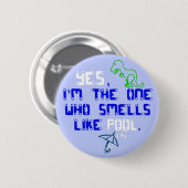 臭いはプールを好みます 缶バッジ (正面&裏面)