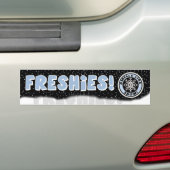臭いは雪を好みます! Freshiesのバンパーステッカー バンパーステッカー (車上)