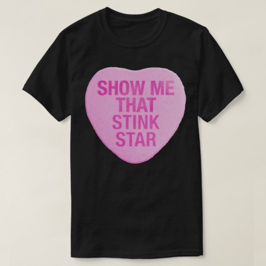 臭いキャンディハート Tシャツ (デザイン正面)