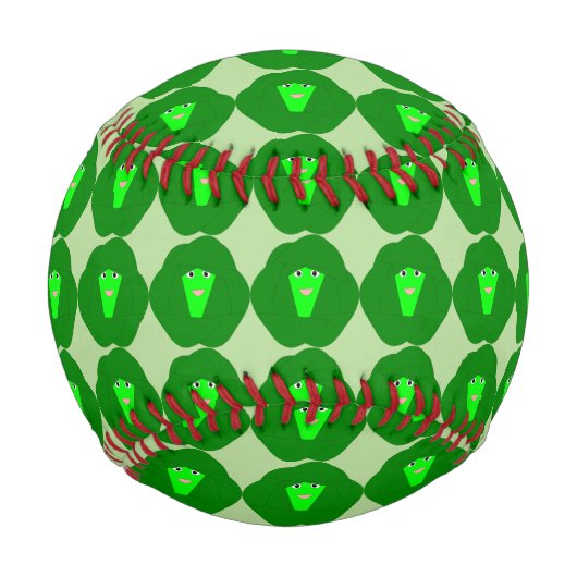 臭いクリスマスブリュッセルスプラウト野球 野球ボール (正面)