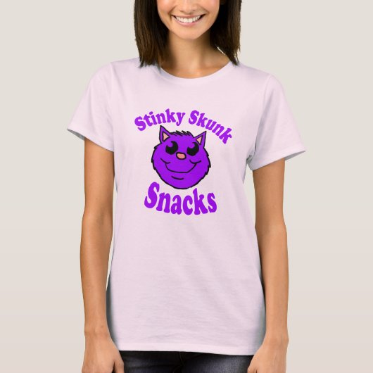 臭いスカンクのおやつ Tシャツ (正面)