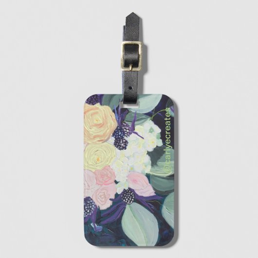 臭いバラ ラゲッジタグ (正面縦)