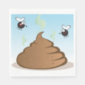 臭い山のようなウンチ スタンダードランチョンナプキン (正面)