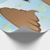 臭い山のようなウンチ ラッピングペーパー (角)