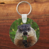 臭い春グラウンドホッグ キーホルダー (正面)