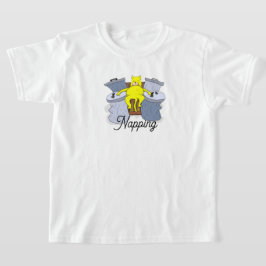 臭い猫のキング Tシャツ