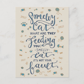 臭い猫はがき ポストカード