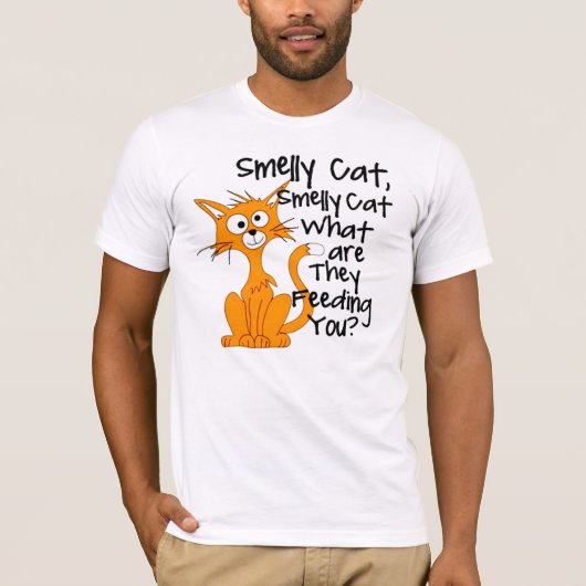 臭い猫 Tシャツ (正面)