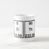 臭素の酸素のトリウムのエルビウム (BrOThEr) コーヒーマグカップ (中央)