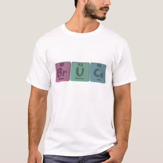 臭素ウランセリウムとしてブルース Tシャツ (正面)