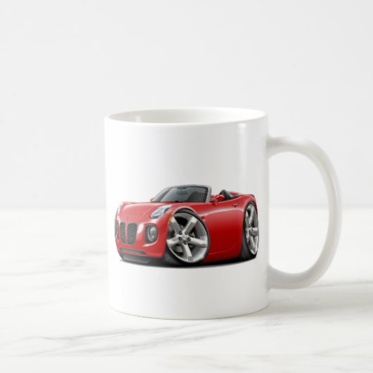 至の赤いコンバーチブル コーヒーマグカップ (右)