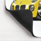 至の黄色い車 マウスパッド (コーナー)