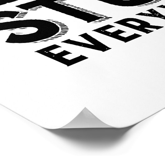 至やる気を起こさせる所に親切を振りかけること無し ポスター (角)