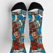 至る所で泡を吹く ソックス (上部)