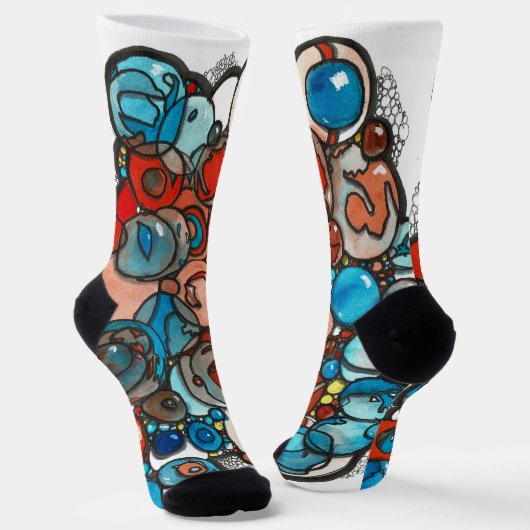 至る所で泡を吹く ソックス (傾斜あり)