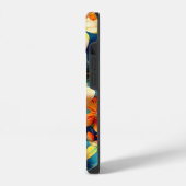 至る所にオレンジの花 iPhoneケース (左側面)