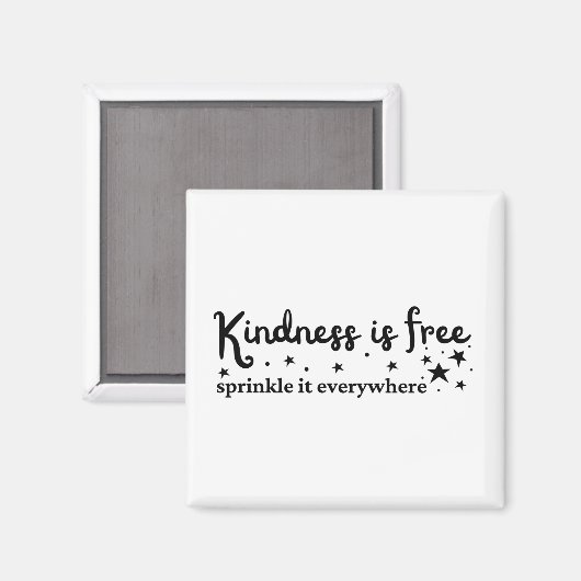 至る所に親切を振りかけること無し マグネット (正面/裏面)