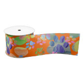 至る所に足跡 サテンリボン (リール)