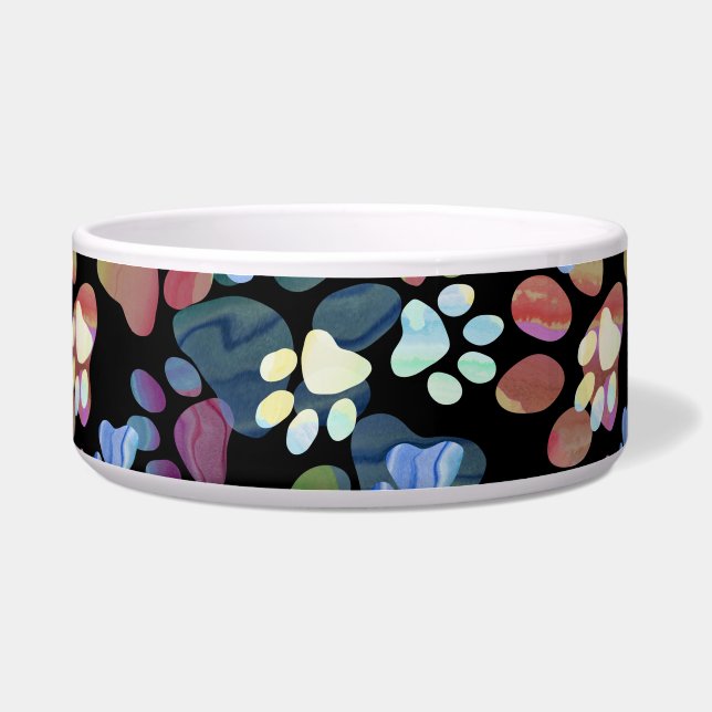 至る所に足跡 ボウル (正面)