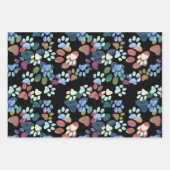 至る所に足跡 ラッピングペーパーシート (正面3)