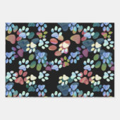 至る所に足跡 ラッピングペーパーシート (正面2)