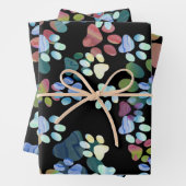 至る所に足跡 ラッピングペーパーシート (インサイチュ)