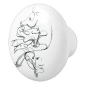 至る所の動物 セラミックノブ (右)