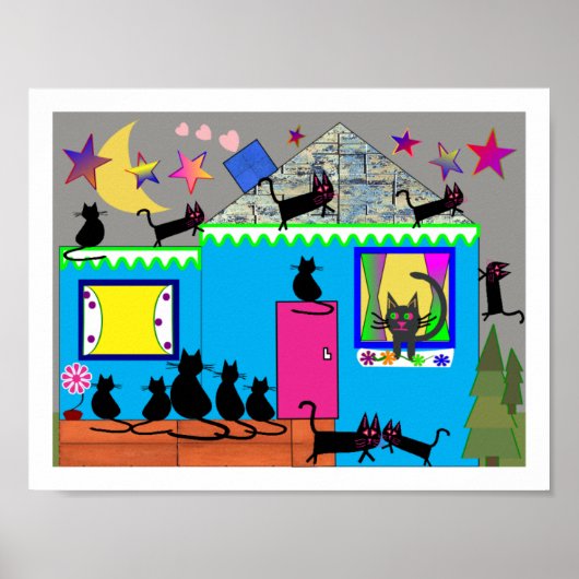 至る所を這う猫 ポスター (正面)