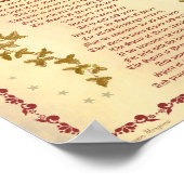 至イブ平和祈りの言葉ポスター ポスター (角)