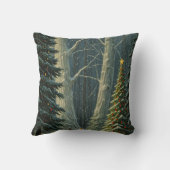 至スプルースパーソナライズされたクリスマス クッション (裏面)