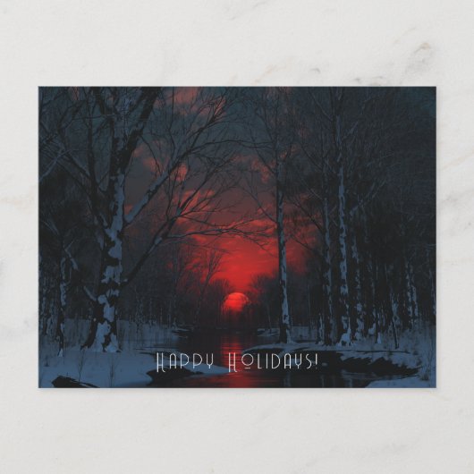 至フラットクリスマスカード シーズンポストカード (正面)