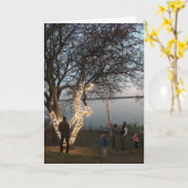 至ライトの写真 カード (黄色い花)