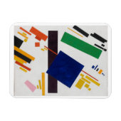 至上主義の作文、1915年カジミール・マレビッチ・アート マグネット (横)