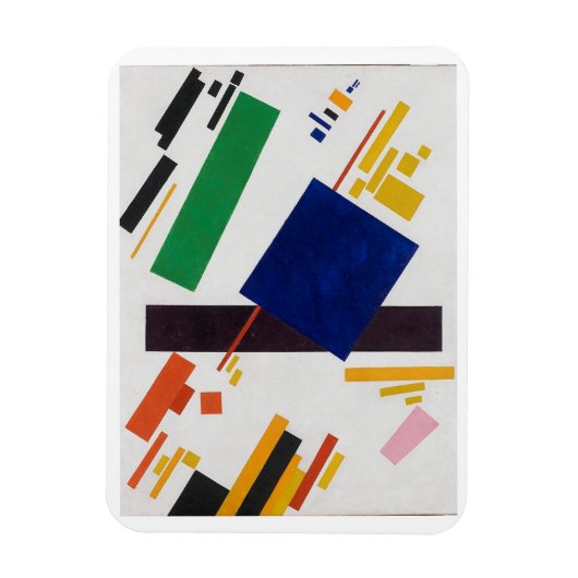 至上主義の作文、1915年カジミール・マレビッチ・アート マグネット (縦)