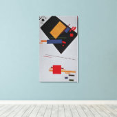 至上主義の構成， 1915 キャンバスプリント (インサイチュ (ウッドフロア))