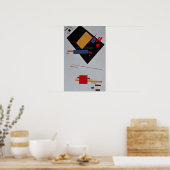 至上主義の構成, 1915 ポスター (キッチン)