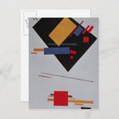 至上主義の構成, 1915 ポストカード (正面/裏面)