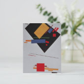 至上主義の構成, 1915 ポストカード (スタンド正面)