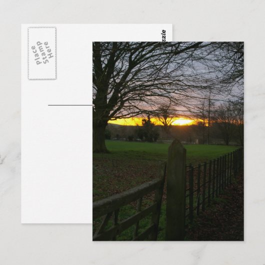 至夕日 ポストカード (正面/裏面)