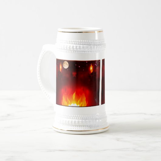 至夜 ビールジョッキ (正面左)