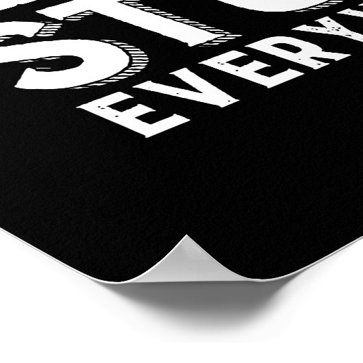 至感動的所に親切を振りかけること無し ポスター (角)