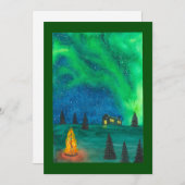 至焚き火グリーティングカード シーズンカード (正面/裏面)
