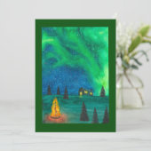 至焚き火グリーティングカード シーズンカード (スタンド正面)